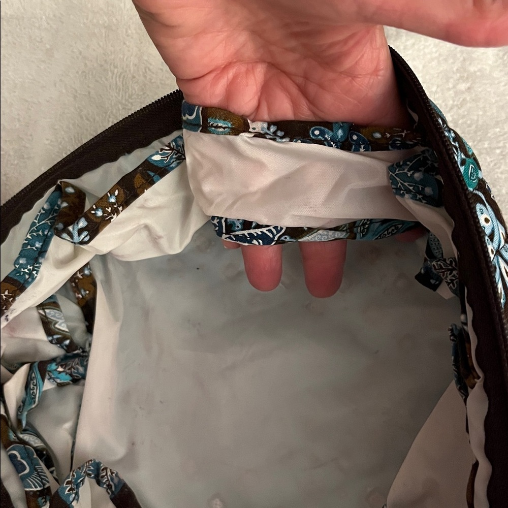 Vera Bradley Floral Quilted Cosmetic Bag - Picture 5 of 6